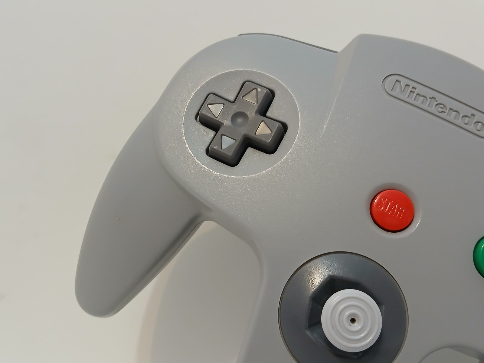 Nintendo 64 OEM Original Gray Controller + Controller Pak TESTED! N64