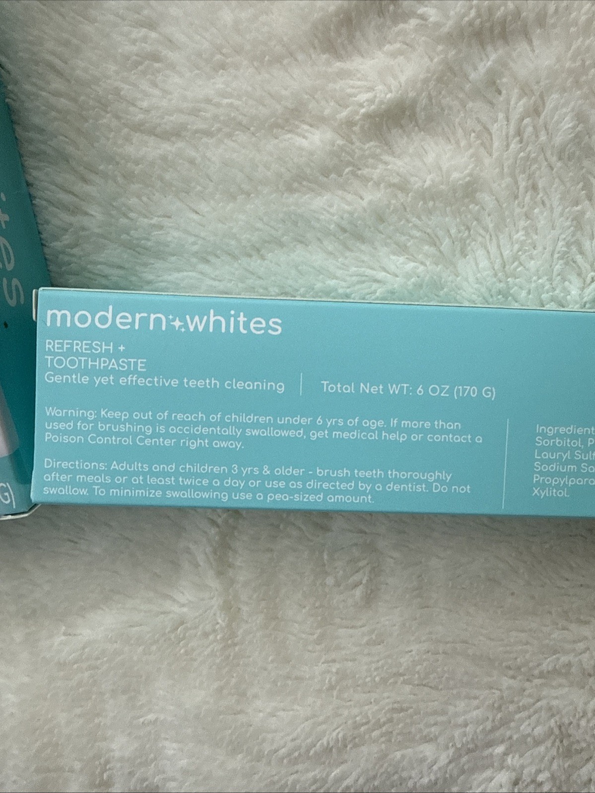 MODERN WHITES REFRESH WILD MINT PEPPERMINT TOOTHPASTE REMOVES TEETH STAINS 4pack