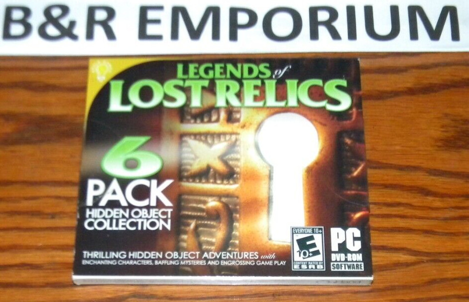 Legends of the Lost 2-CD-Rom Lot - Legends of Lost Relics + Legends of the Lost
