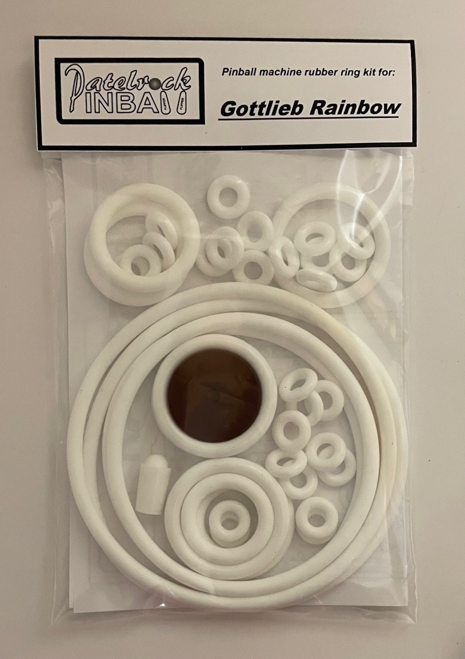 1956 Gottlieb Rainbow Pinball Machine Rubber Ring Kit
