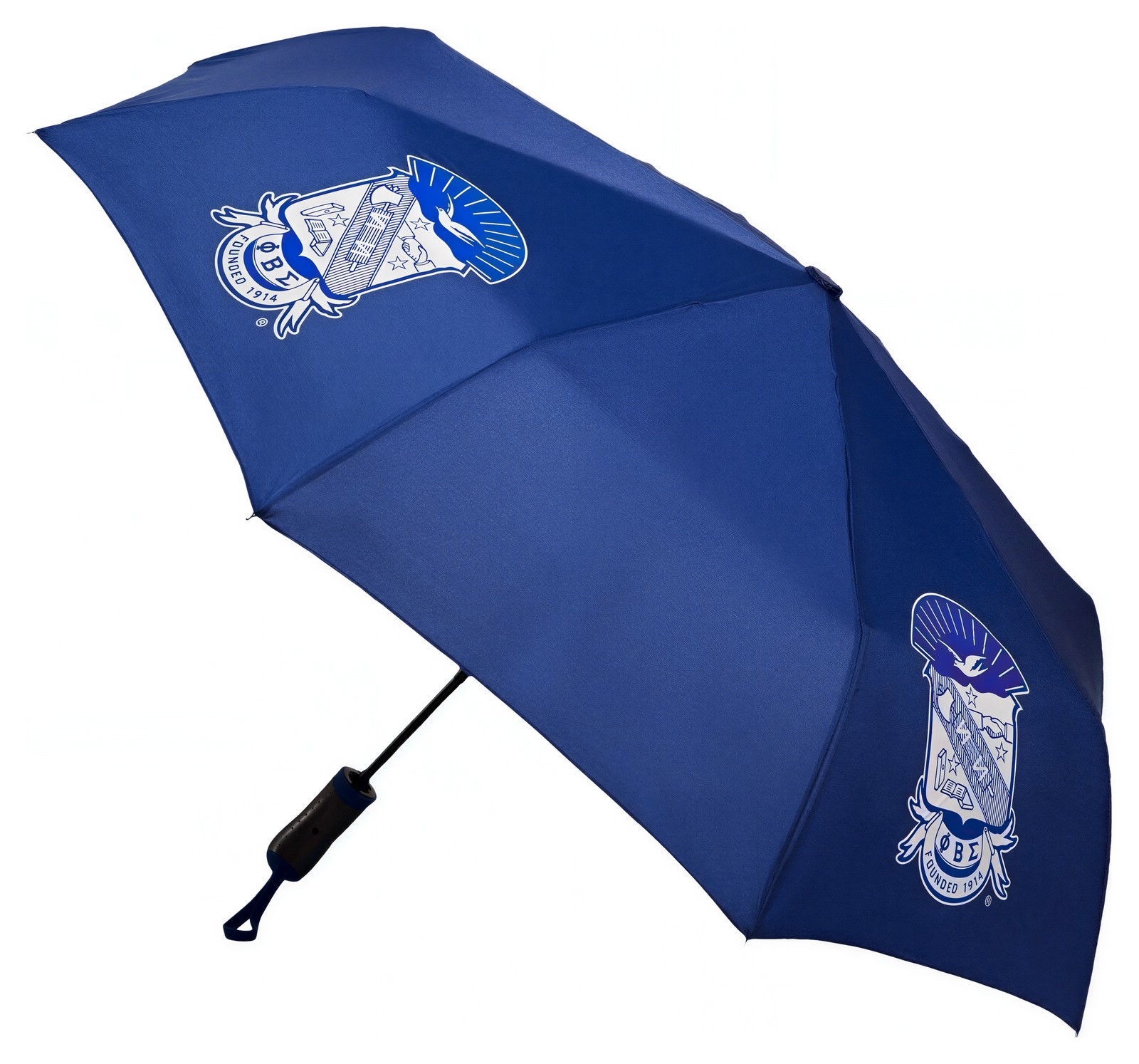 Phi Beta/&Beta; Sigma Mini Hurricane Umbrella [Blue - 23"]