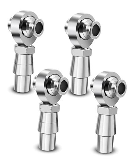 2 Set 3/4” Heim Joint Rod End Kit, Left and Right Hand Thread Heim Joint, 2