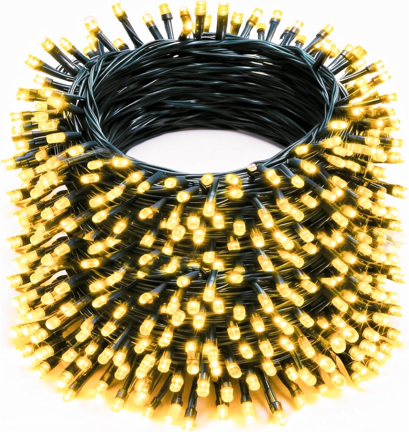 Wexo Palindrog Christmas String Lights Outdoor, 328 FT 1000 LED,White