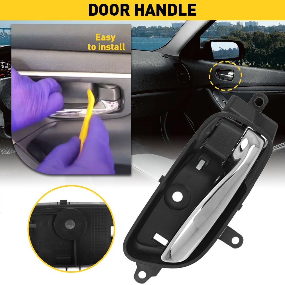 Driver / Passenger Side Interior Door Handle for 13-18 Nissan Altima Pathfinder