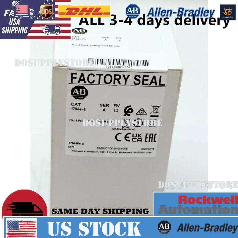 AB 1794-IF4I 1794IF4I  Flex 4 Point Analog Input Module New US Free Tax