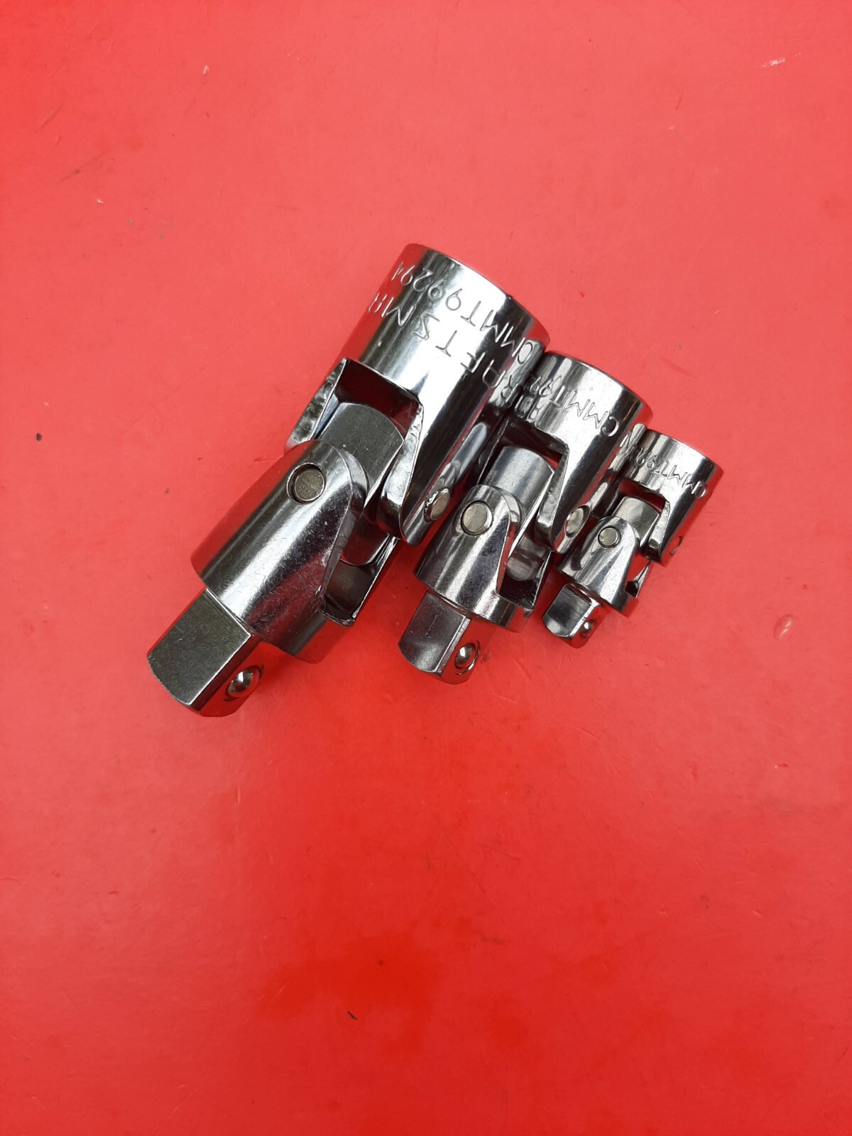 NEW CRAFTSMAN TOOLS 3Pc Universal Joint Swivel Socket Adapter Set 1/4 3/8 1/2"