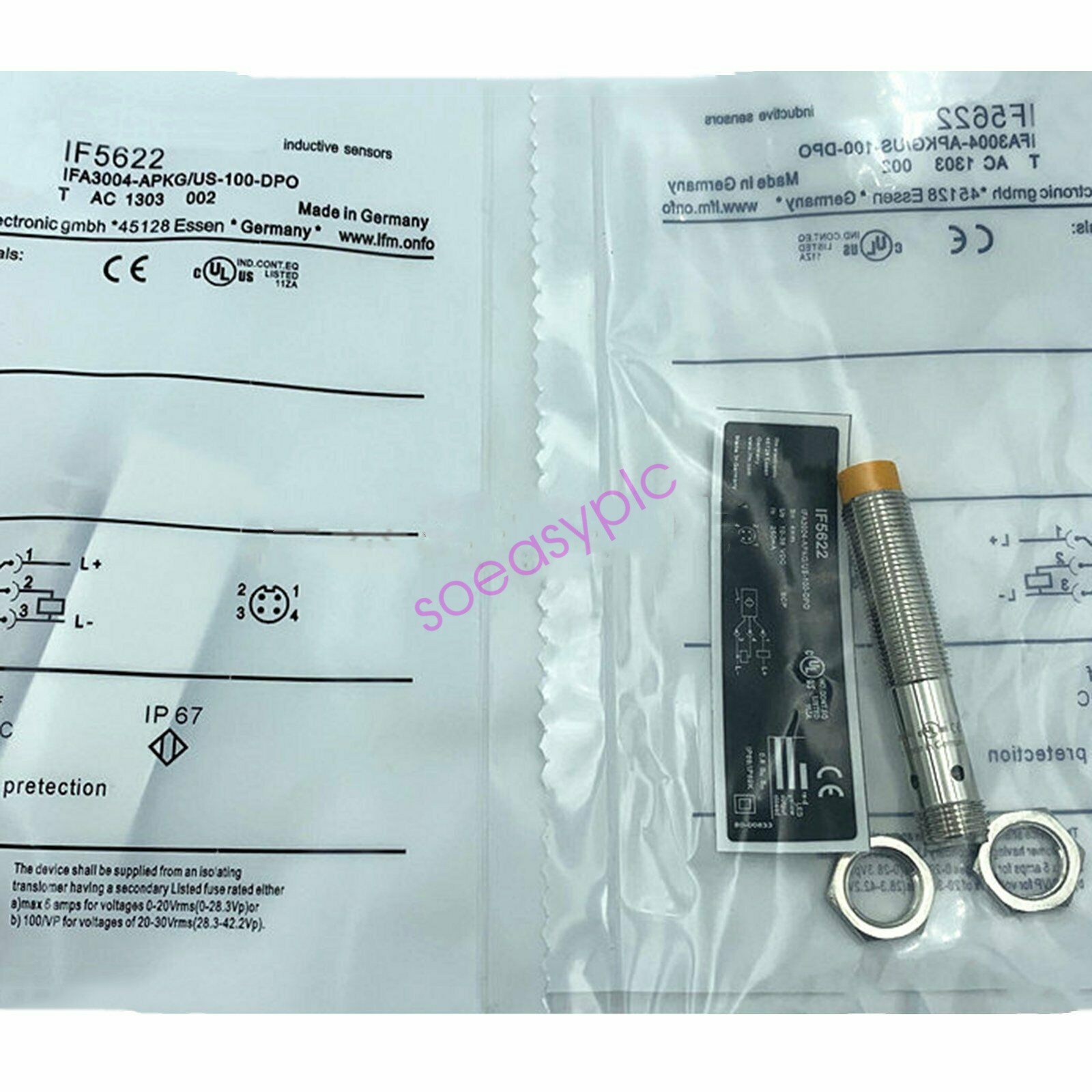 IFM IF5622 Inductive Proximity Switch New #