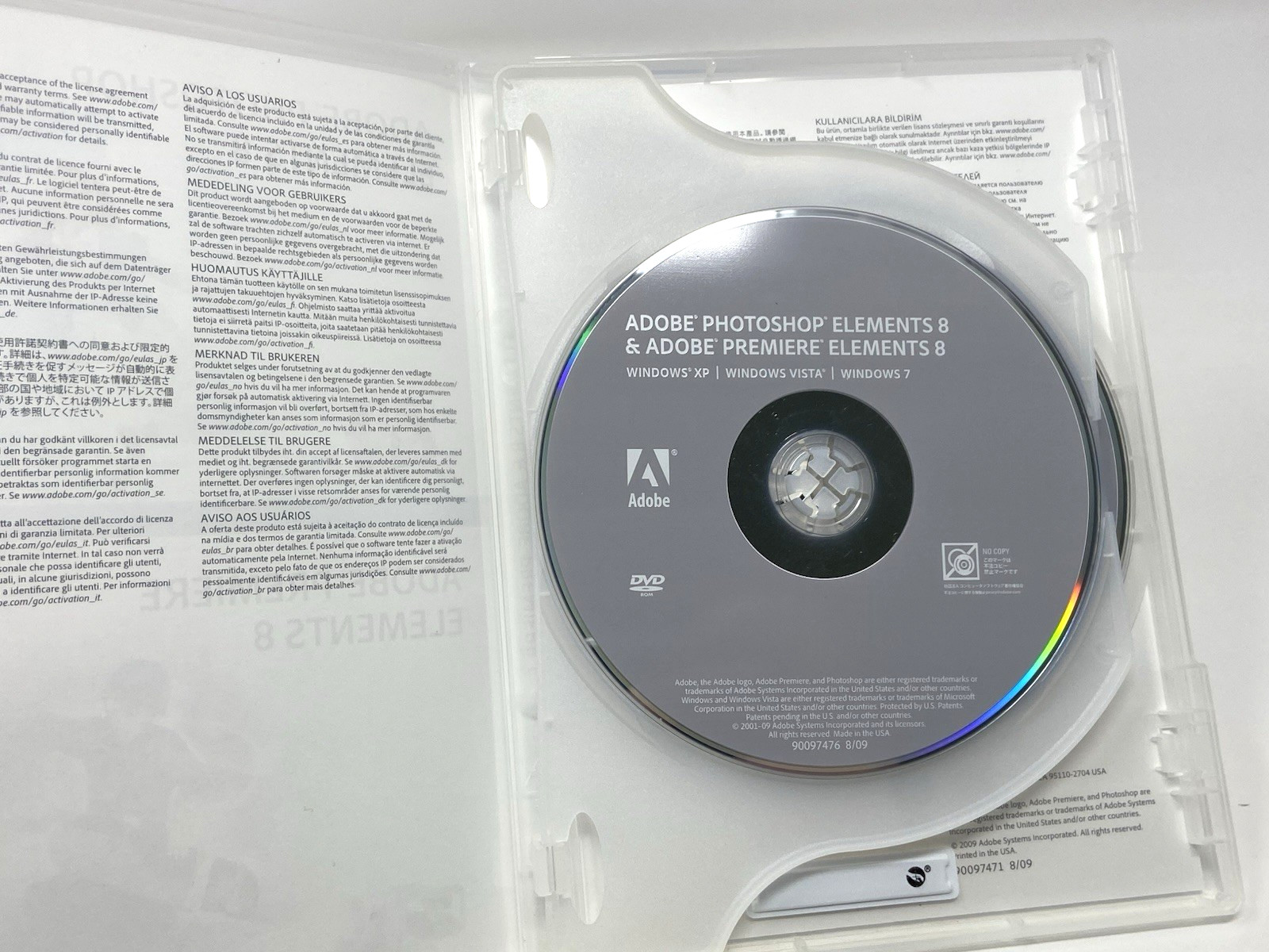 Photoshop Elements 8 & Premiere Elements 8 For Windows Xp Vista 7