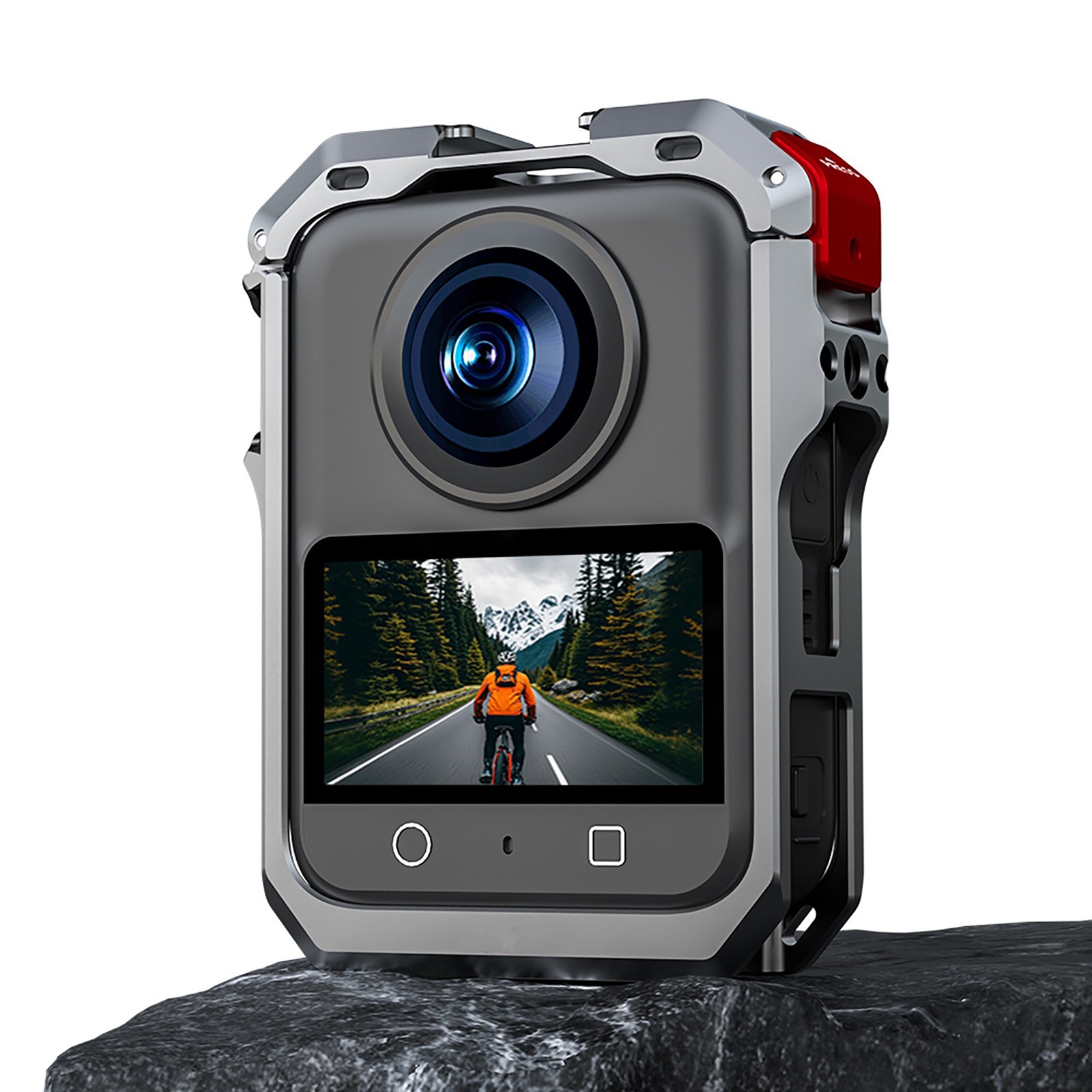Good Quality For DJI Osmo 360 Camera Metal Rabbit Cage Frame Case+Lens Cover