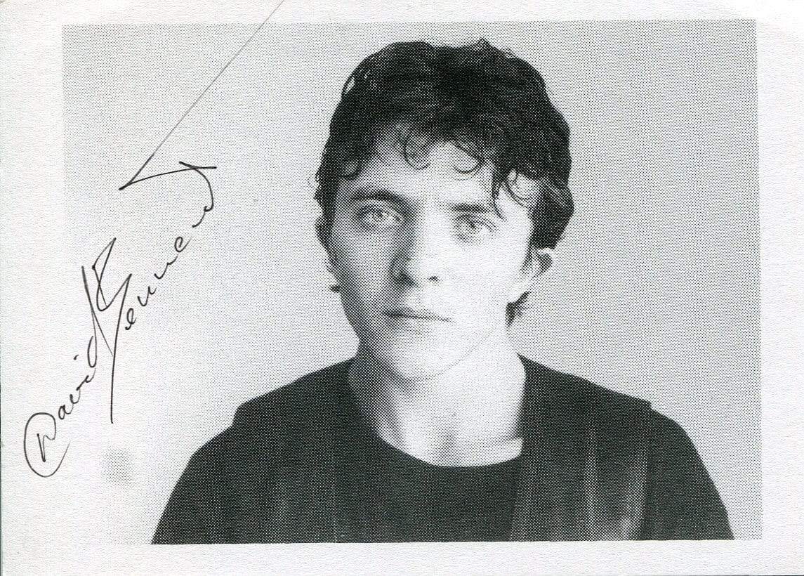 David Bennent autograph, SWISS ACTOR, signed print
