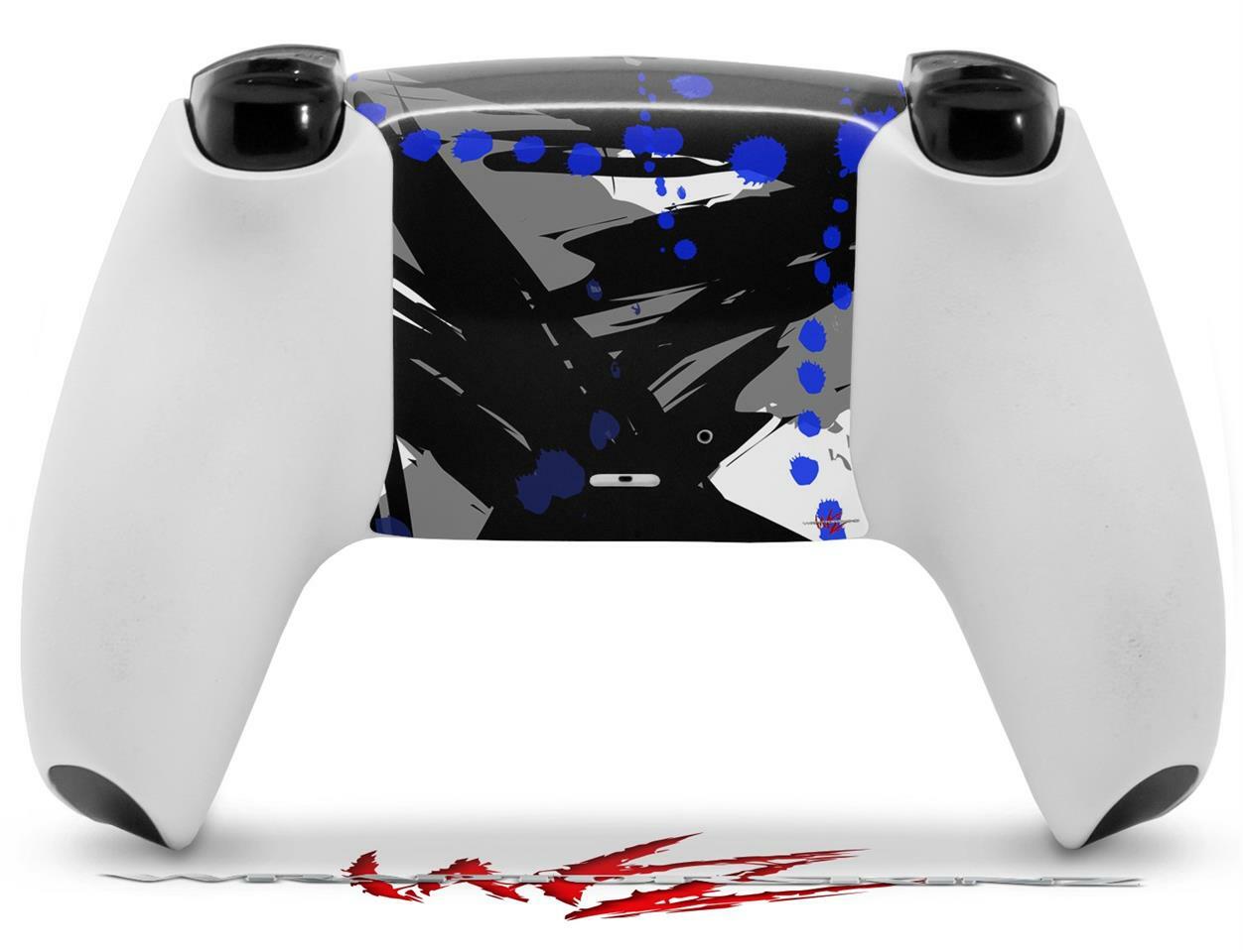 Skin Sony PS5 Controller Abstract 02 Blue