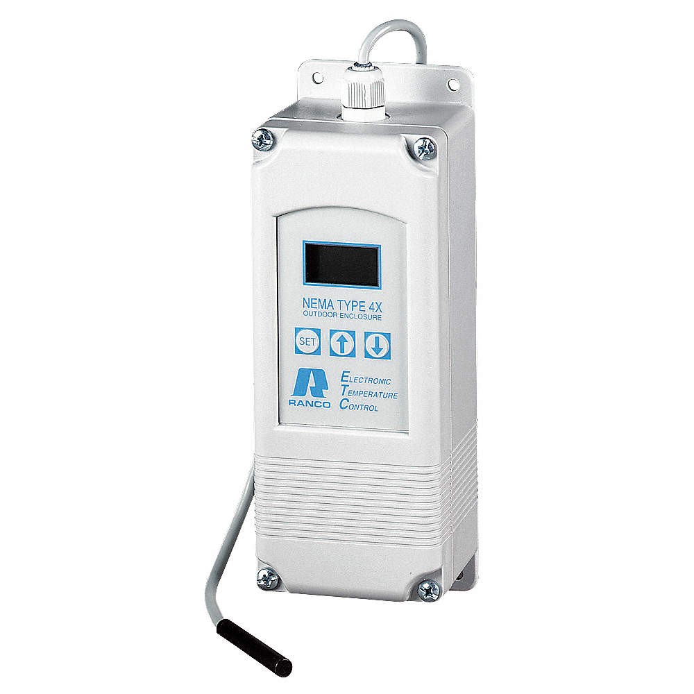 RANCO ETC-241000-000 Temp Control,Dual,Heat or Cool,-30-220F 3ZP86