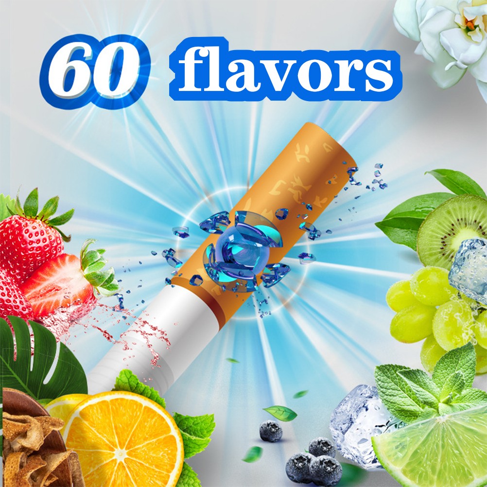 ˜100PCS DIY Cigarette Bead Multiple Flavor Cigarette Burst Aromatic Beads Ne