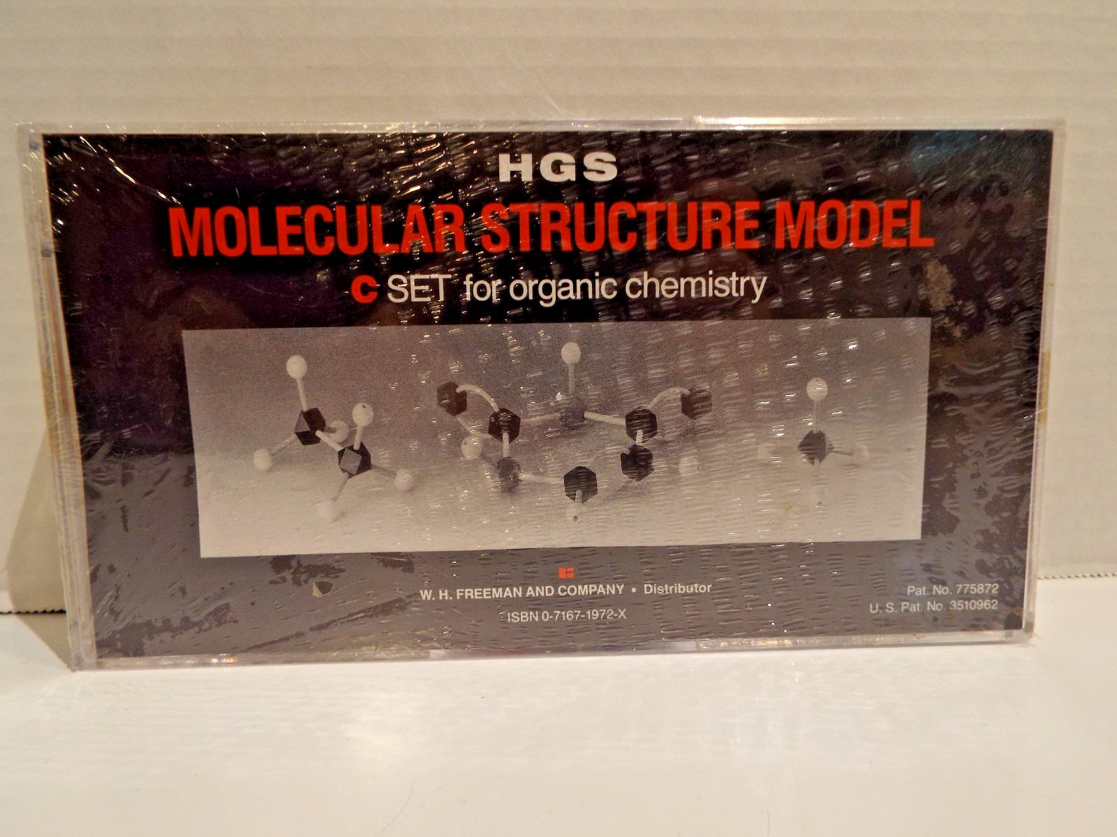 HGS Molecular Structure Model C Set Organic Chemistry W H Freeman 0-7167-1972-X