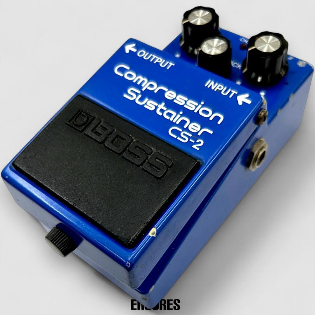 BOSS CS-2 Compression Sustainer Guitar Effects Pedal used