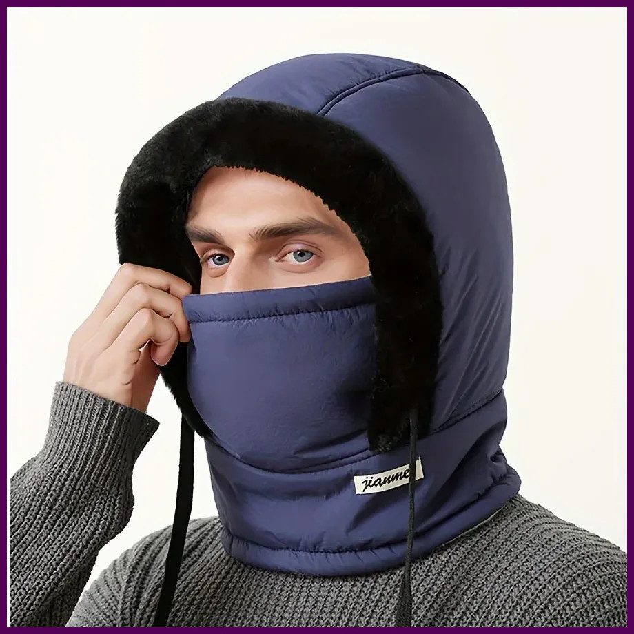Winter Warm Hat for Men and Women, Autumn and Winter Cycling Ear Protection