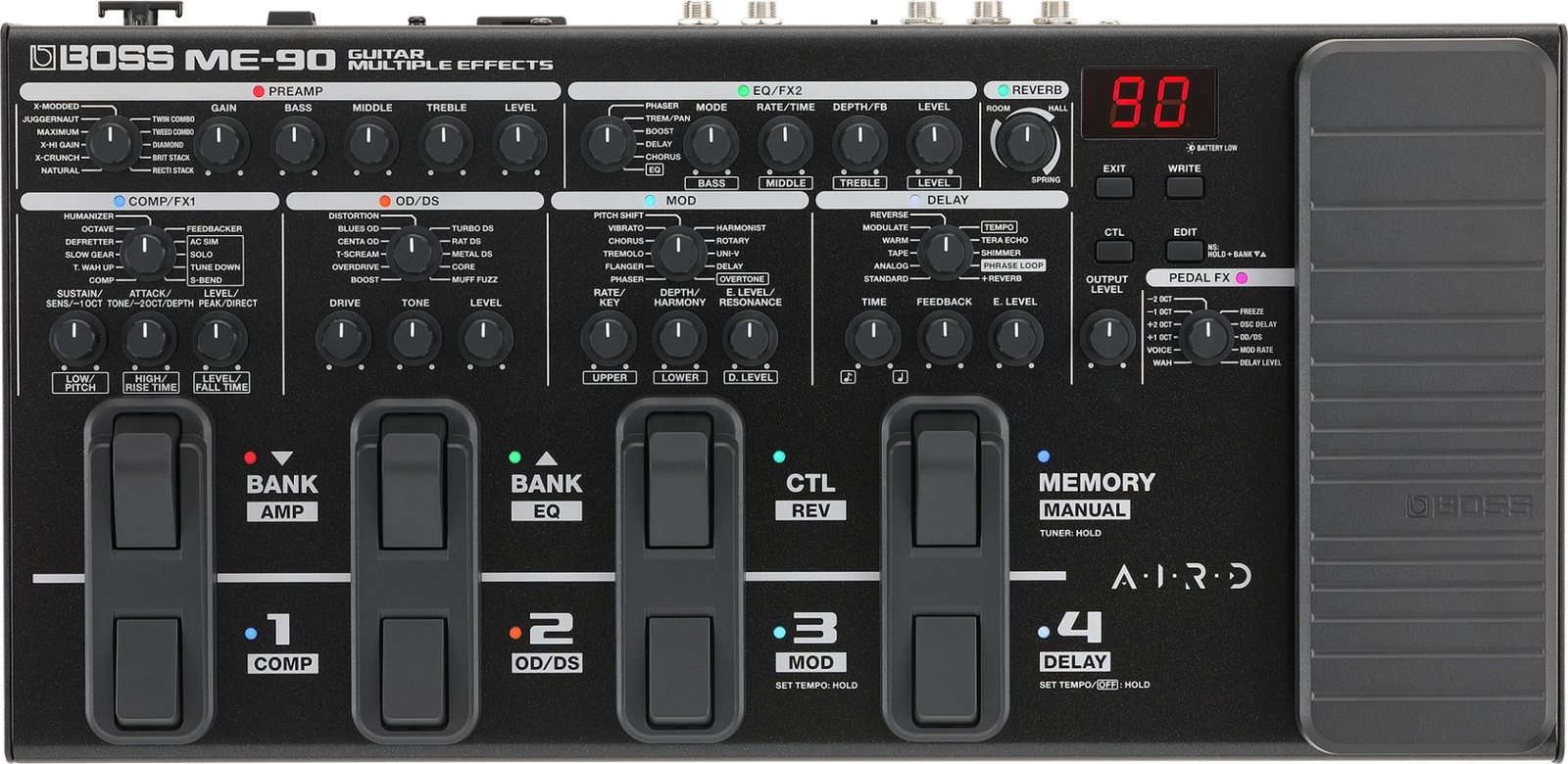 Boss ME-90 Guitar Multi-effects Pedal