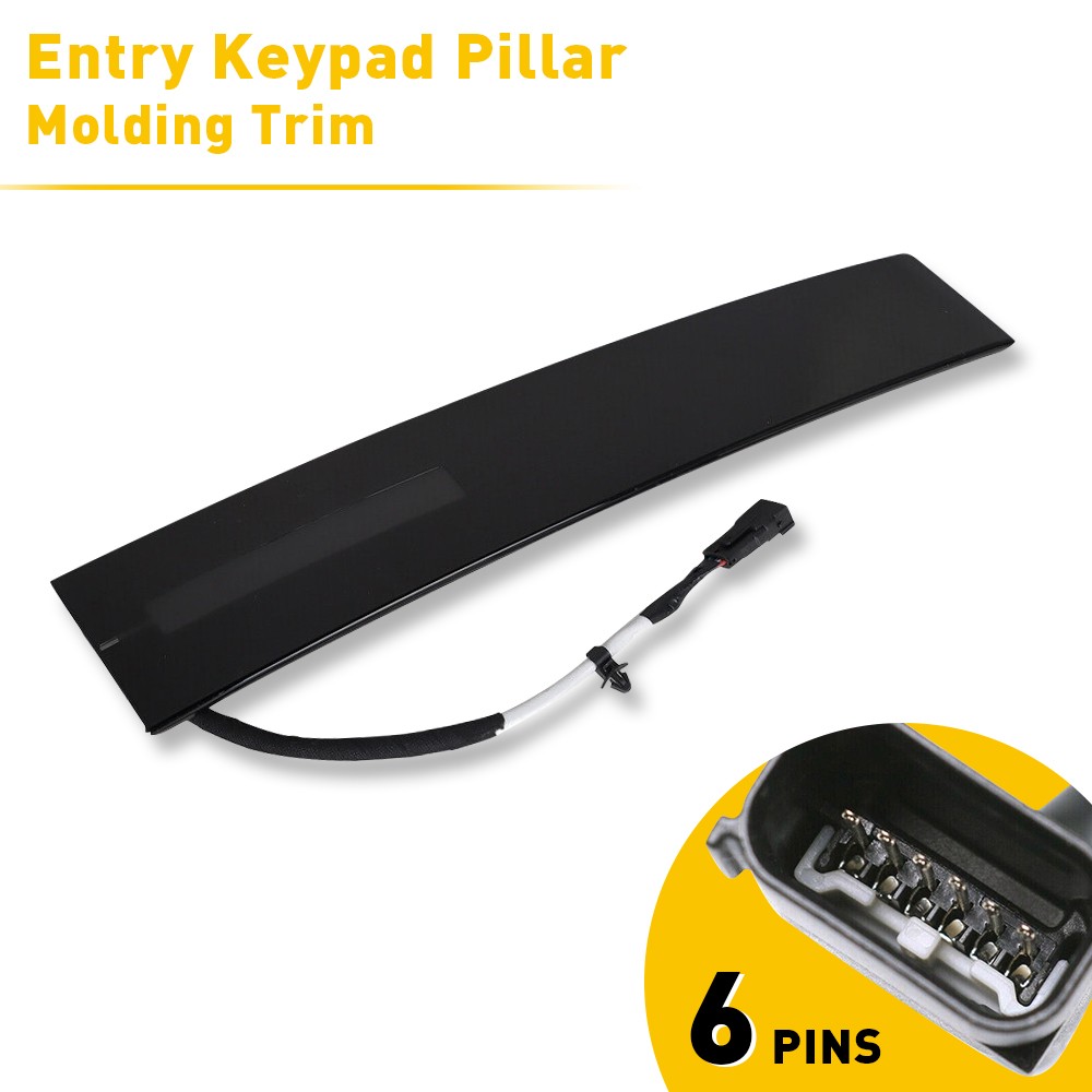 For 2011-19 Ford Explorer Left Driver Door Entry Keypad Pillar Molding Trim EAH