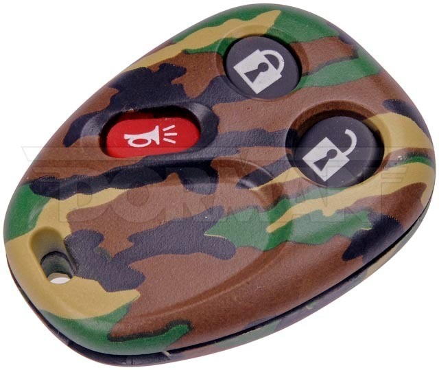 AVALANCHE KEYLESS REMOTE CASE REPLACEMENT GREEN CAMOUFLAGE DORMAN 13618GNC