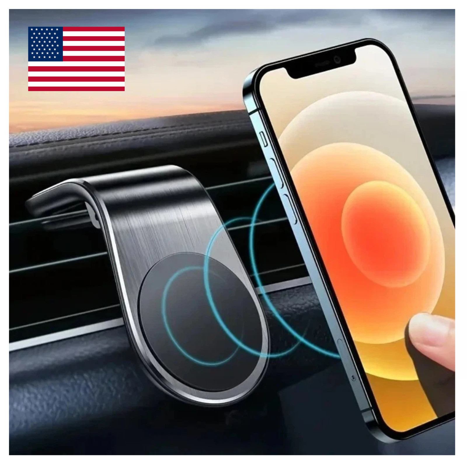 Car Magnet Magnetic Air Vent Stand Mount Holder Universal For Mobile Cell Phone.