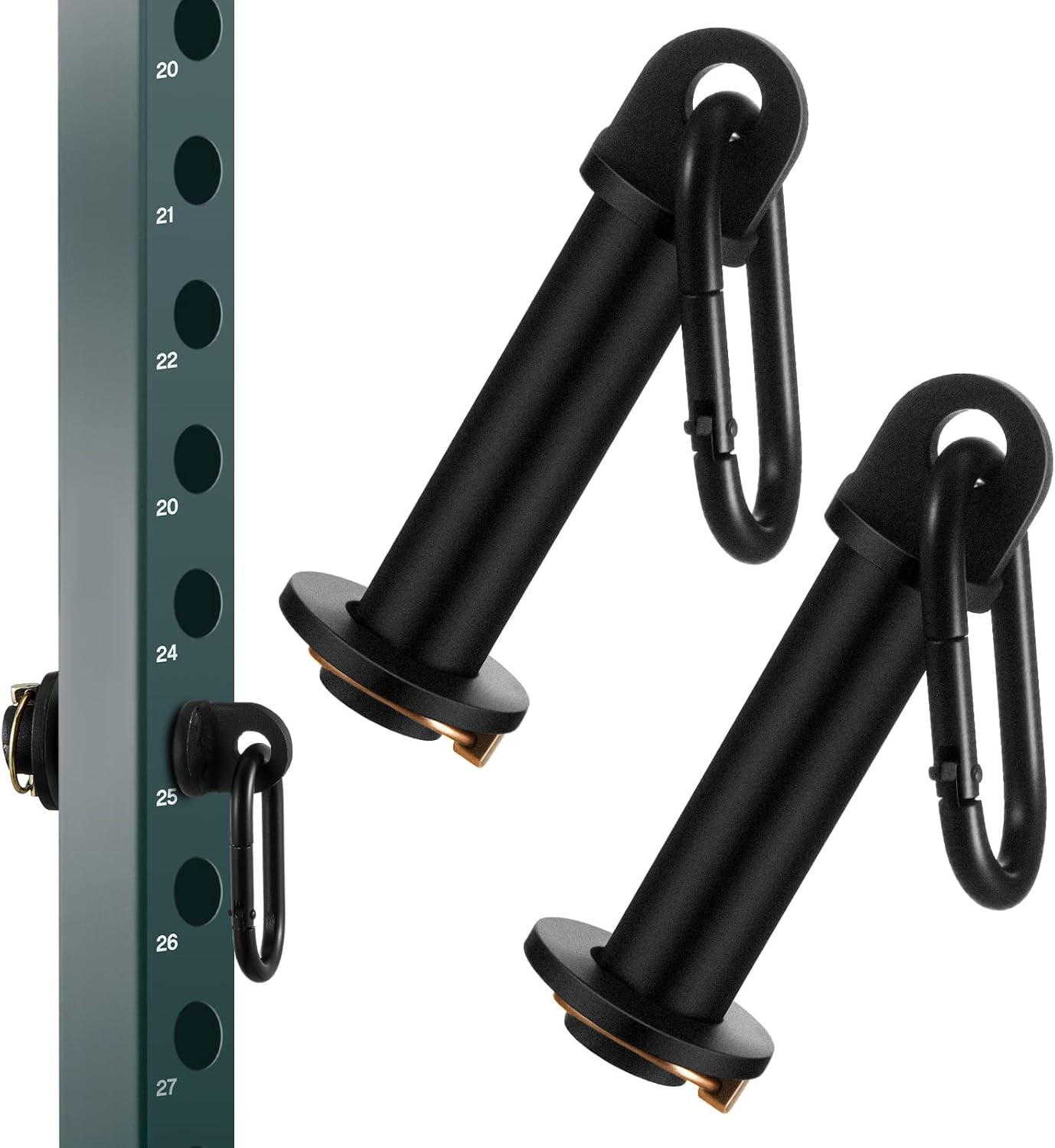 Lasnten 2 Pack Power Cage Squat Rack Home Gym Equipment Attachments Accessory