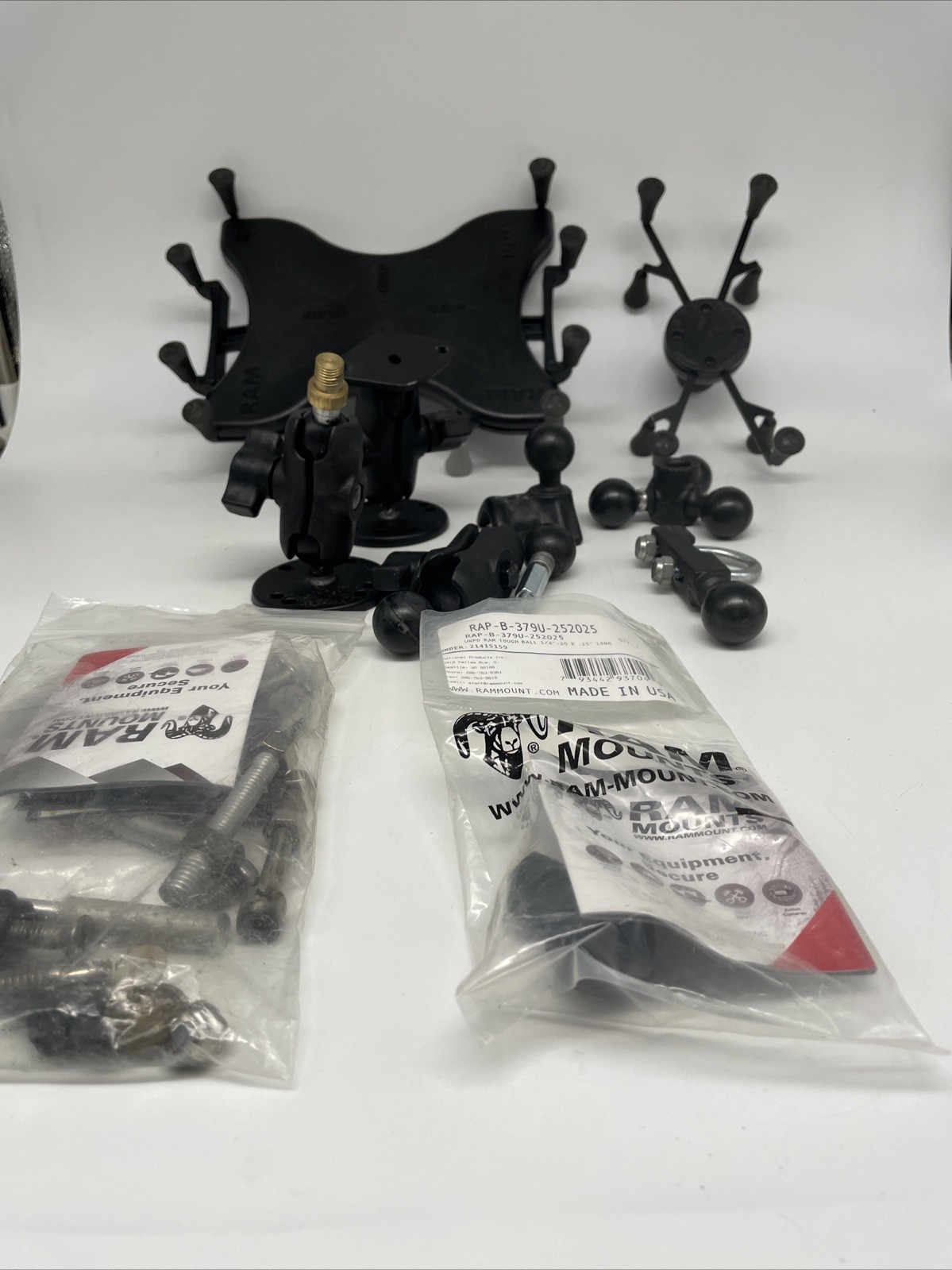 RAM X-Grip Drill-Down Mount LOT BALL Tablets +++