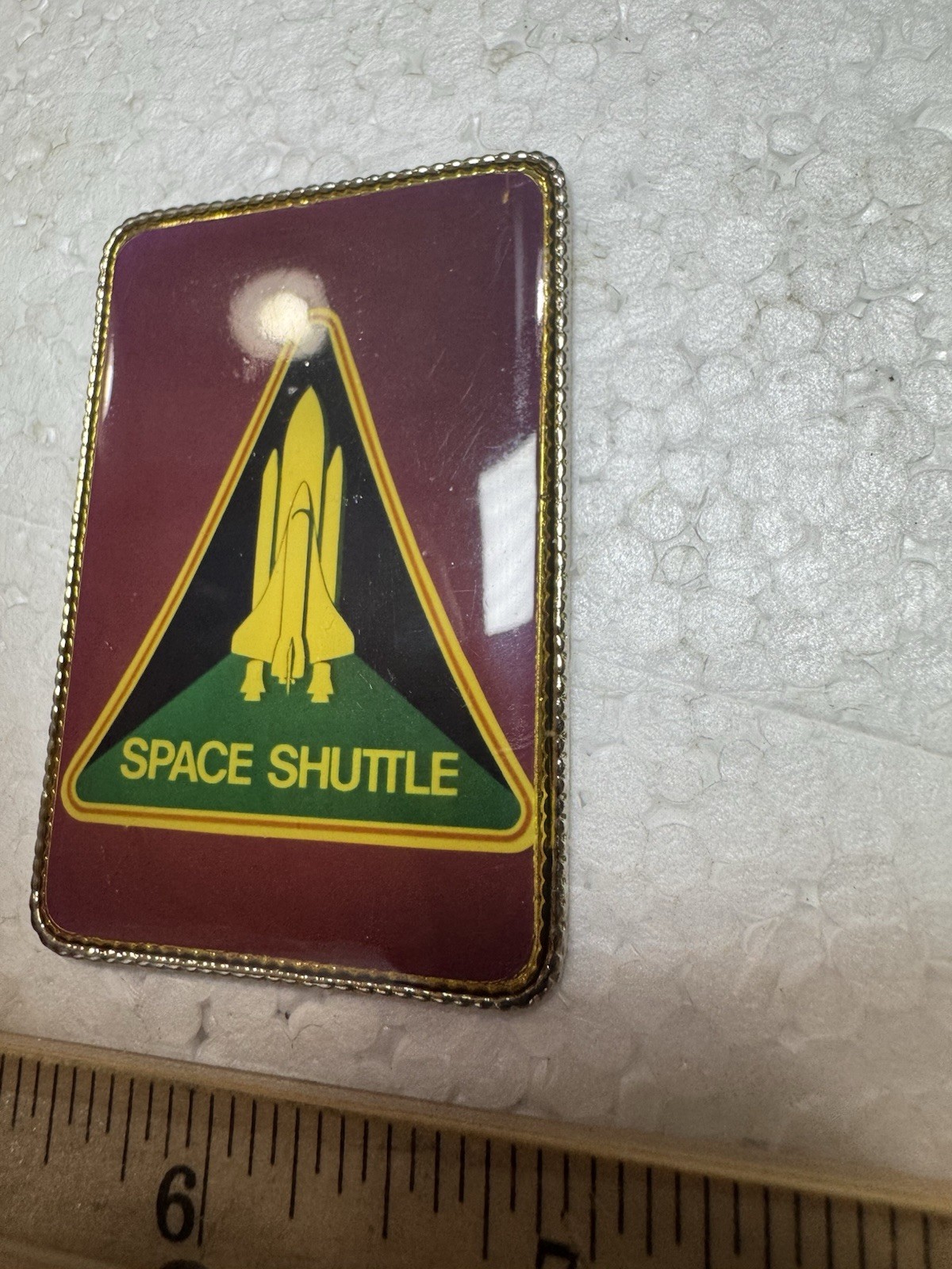 Vintage NASA Space Shuttle Souvenir Medallion