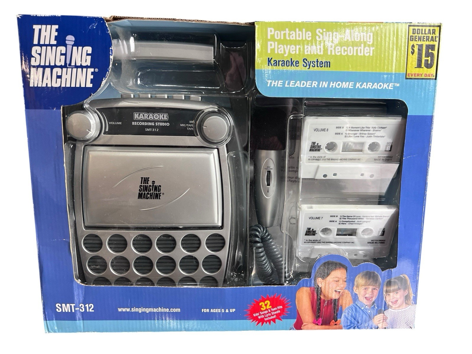 The Singing Machine SMT-312 Karaoke System Portable Cassette Player Recorder NIB