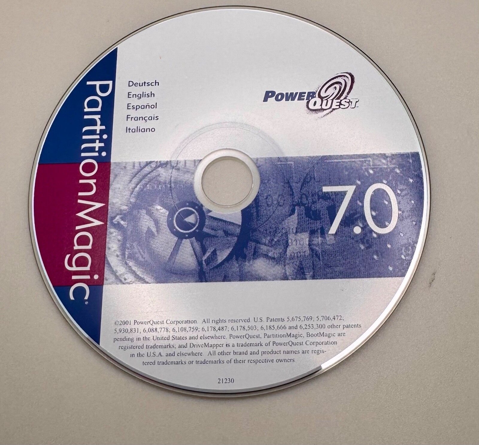 Power Quest ® Partition Magic  7.0 On CD ROM