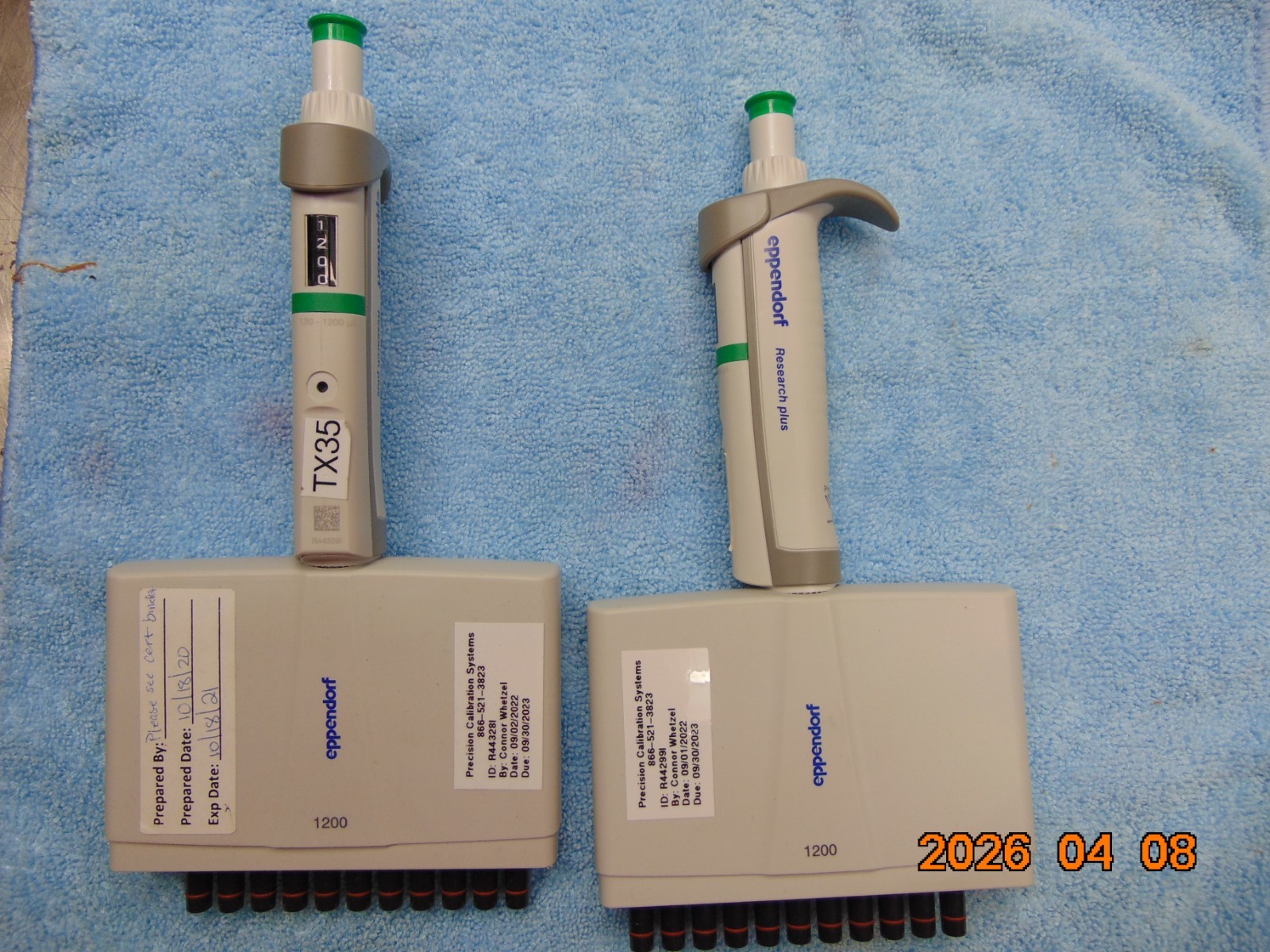 1 Eppendorf  Research Plus 12 Channel Pipette 1200 120-1200 uL *MISSING 1 TIP*