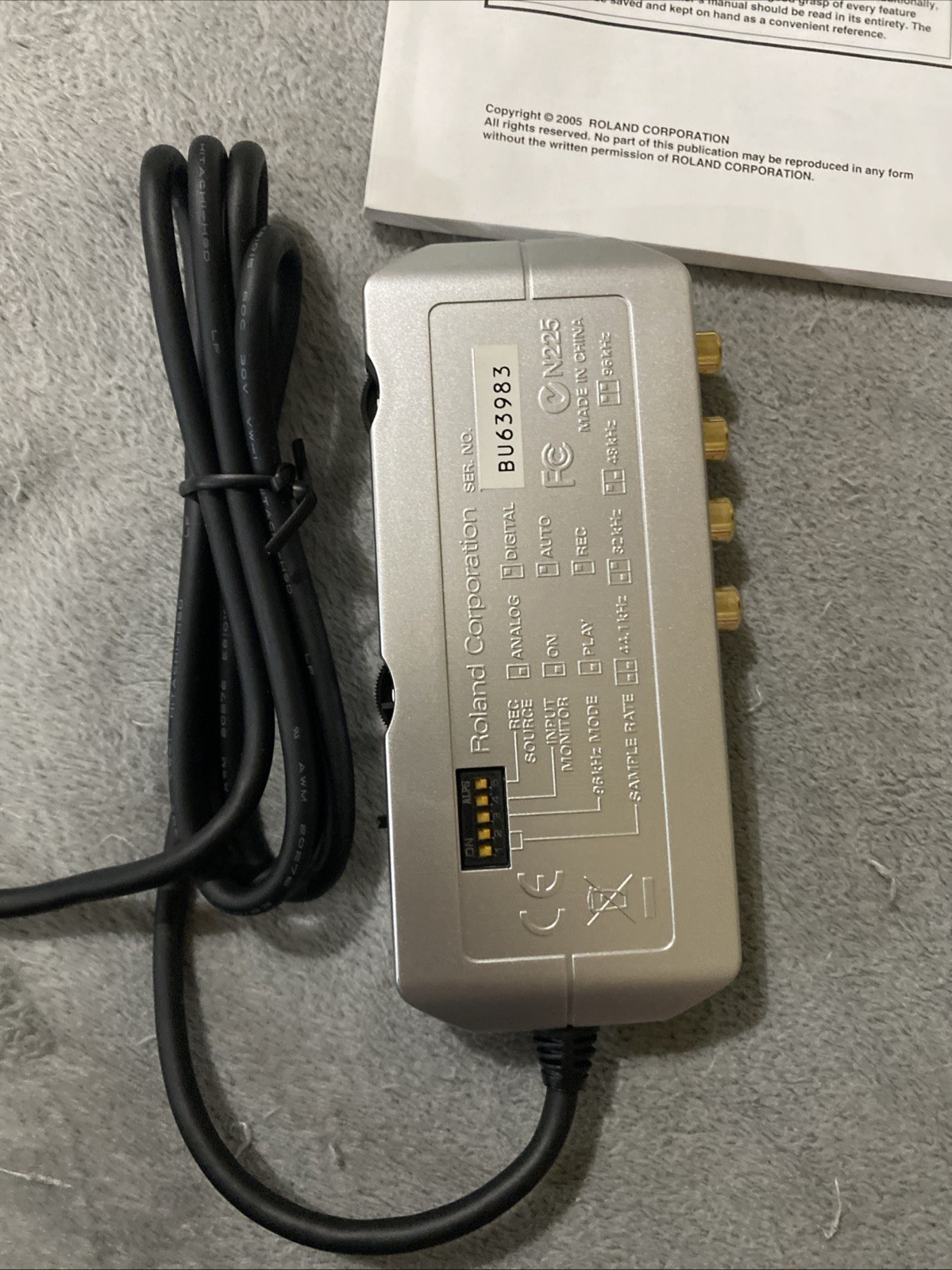 EDIROL By Roland UA-1EX USB Audio Interface ASIO Low Latency Mac/PC