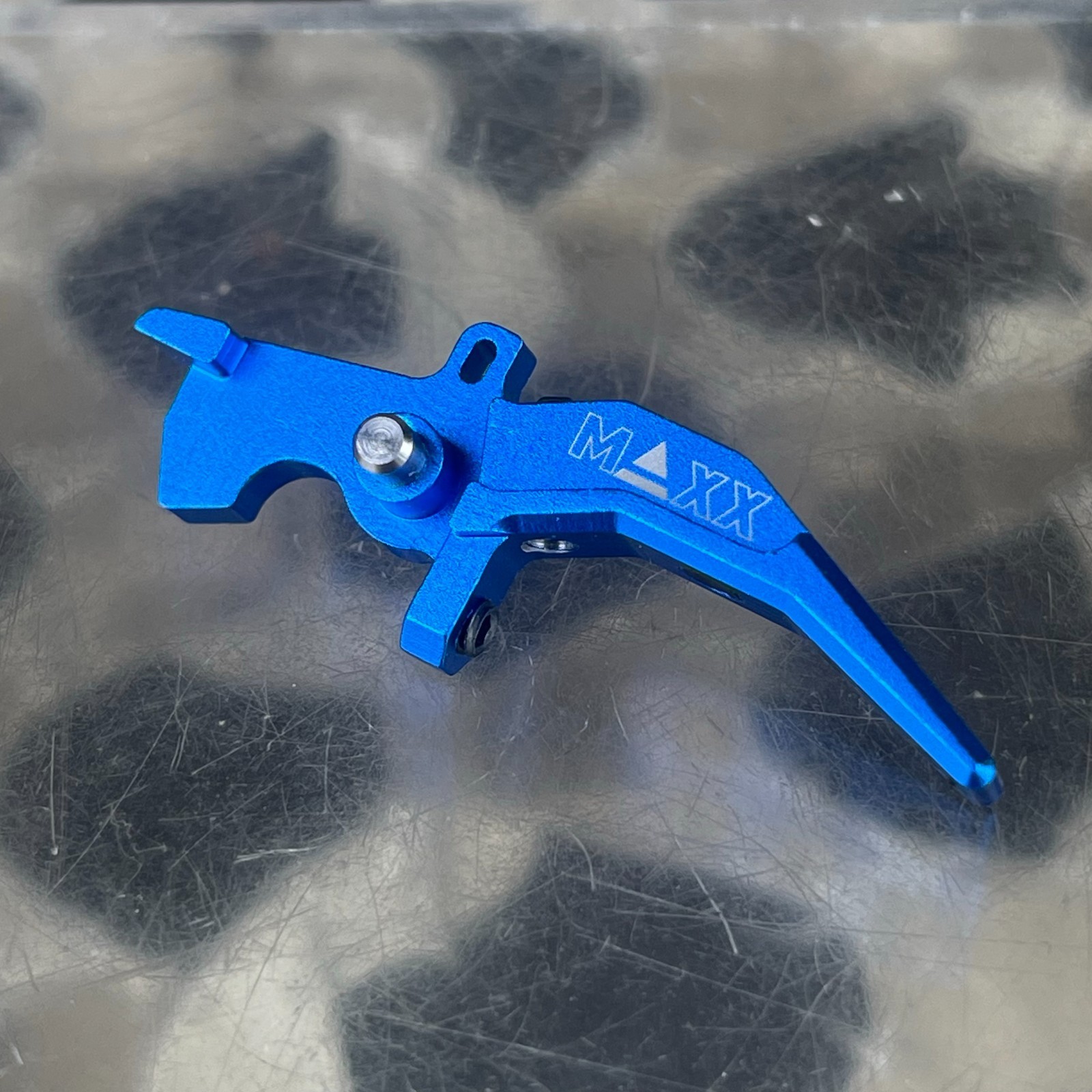 NEW Maxx Model CNC Aluminum Advanced Speed Trigger Style C - Blue (MX-TRG002SCU)