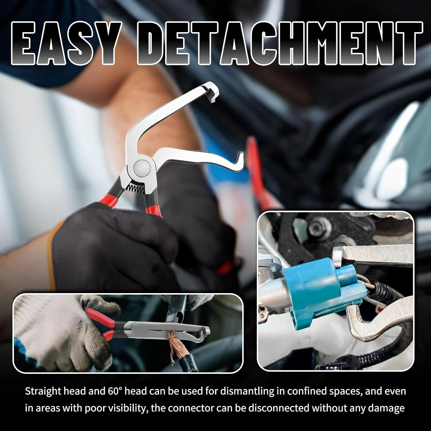 7PCS Automotive Electrical Terminal Connector Separator Removal Tool,Straight