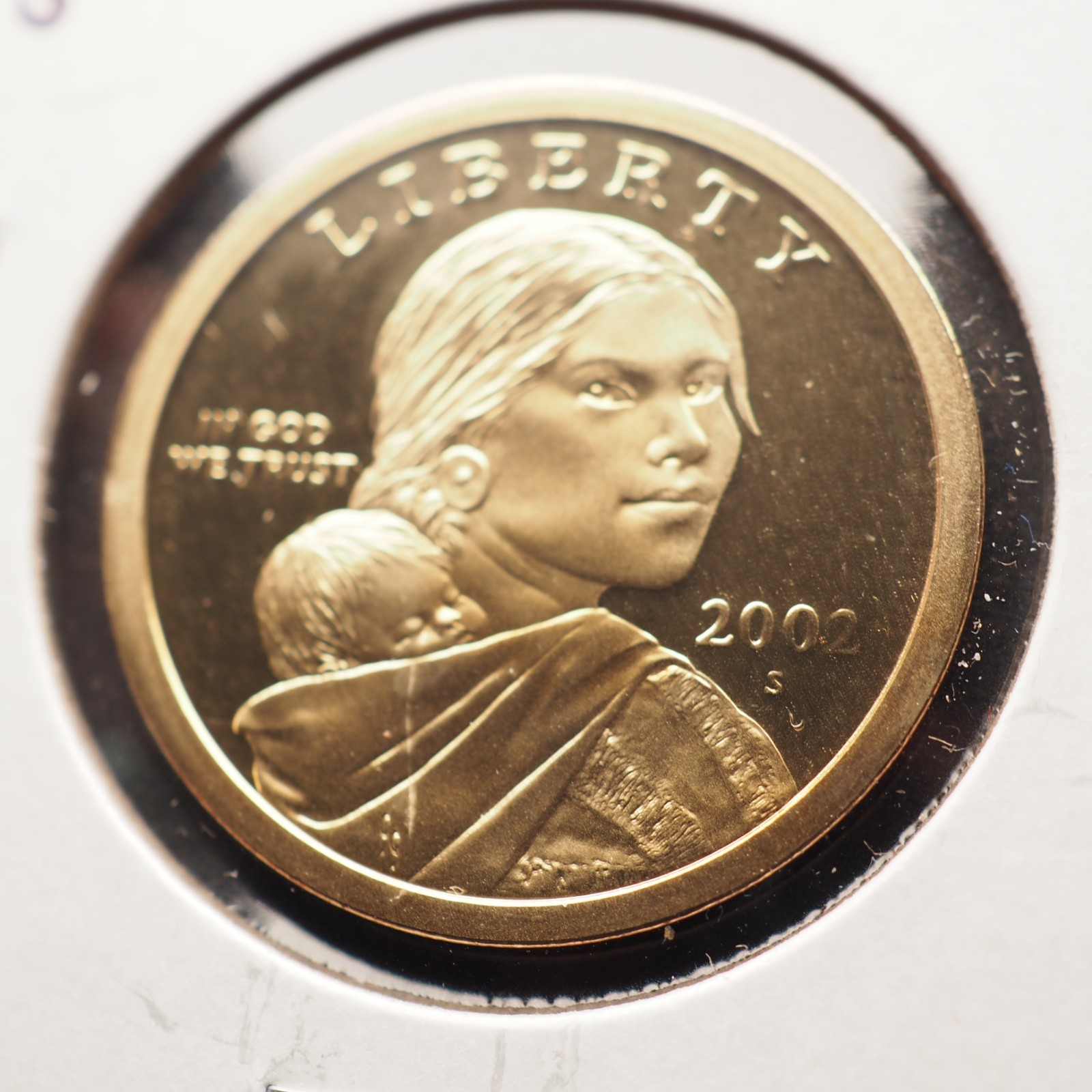 2002 S SACAGAWEA GEM PROOF DOLLAR COIN - FREE SHIPPING!