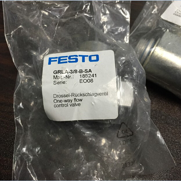 1PC FESTO GRLA-3/8-B 185241 flow control valve GRLA38B New