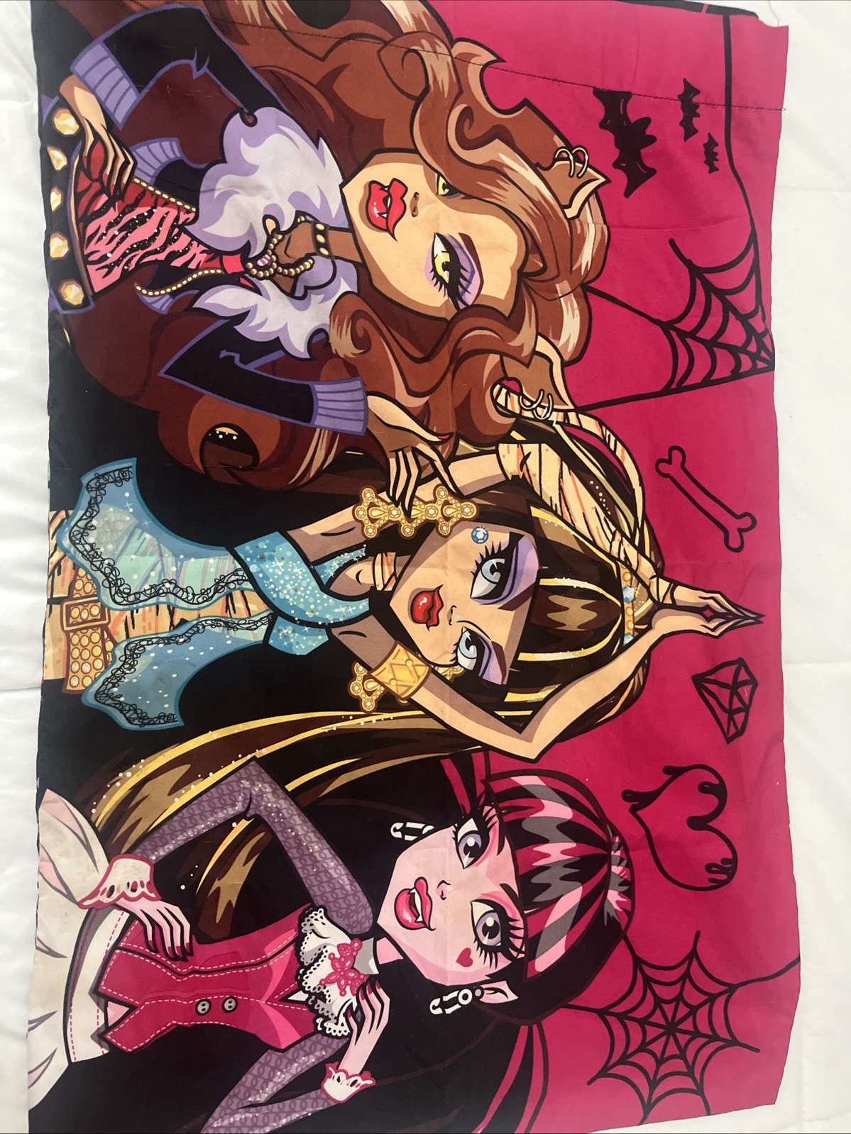 Vintage Monster High Pillow Case