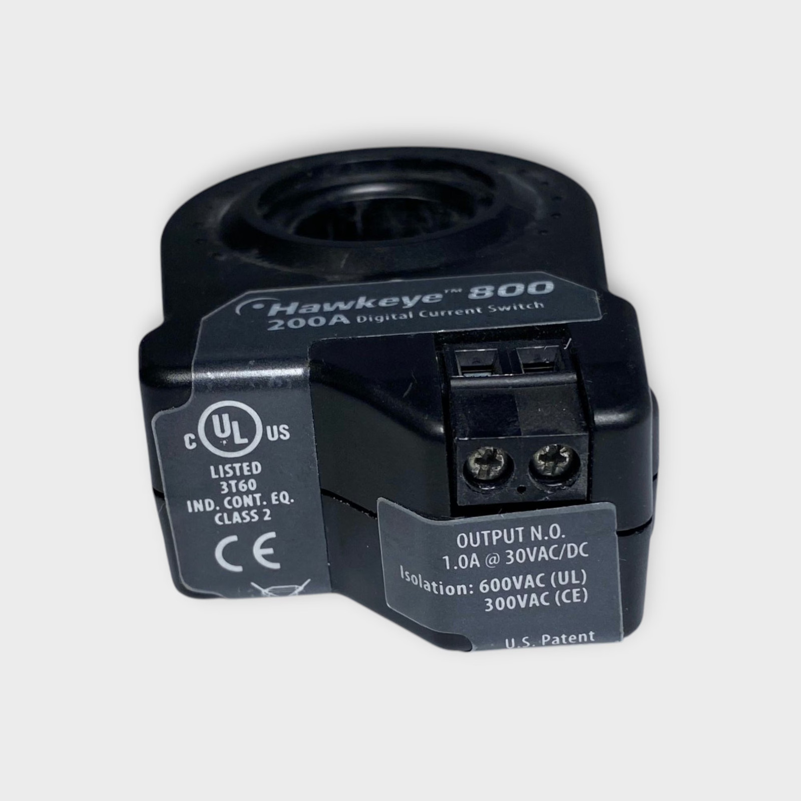 Veris Hawkeye H800 Solid Core Fixed Current Switch 0.25-200A N.O. (Lot of 2)