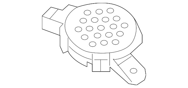 Genuine Ford Parking Aid System Speaker 3F2Z15K864BA