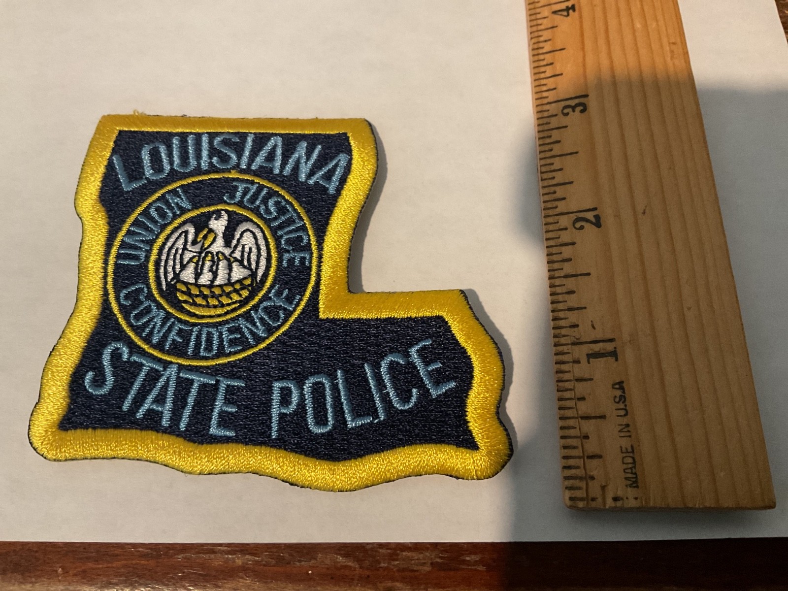 Louisiana State Police  collectors Hat patch new,tracking insured