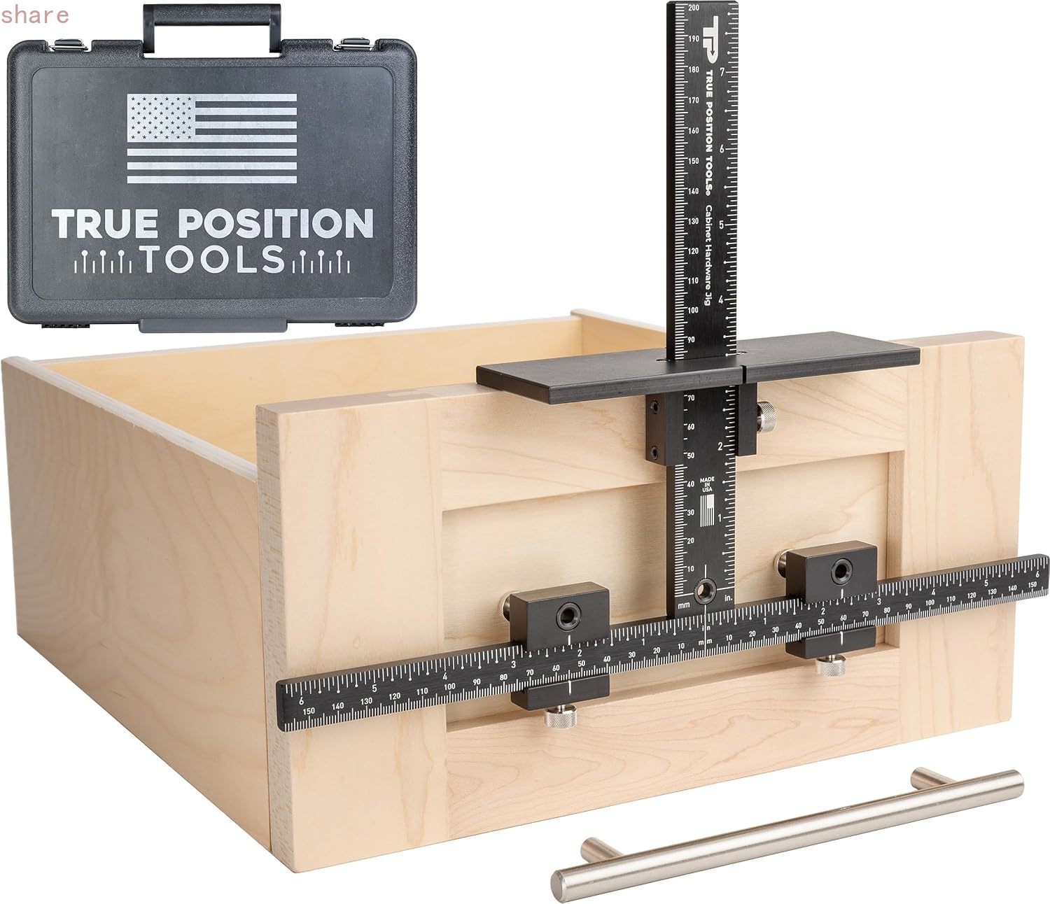 The Original Cabinet Hardware Jig - Made in USA - Most Accurate Tool, ORIGINAL