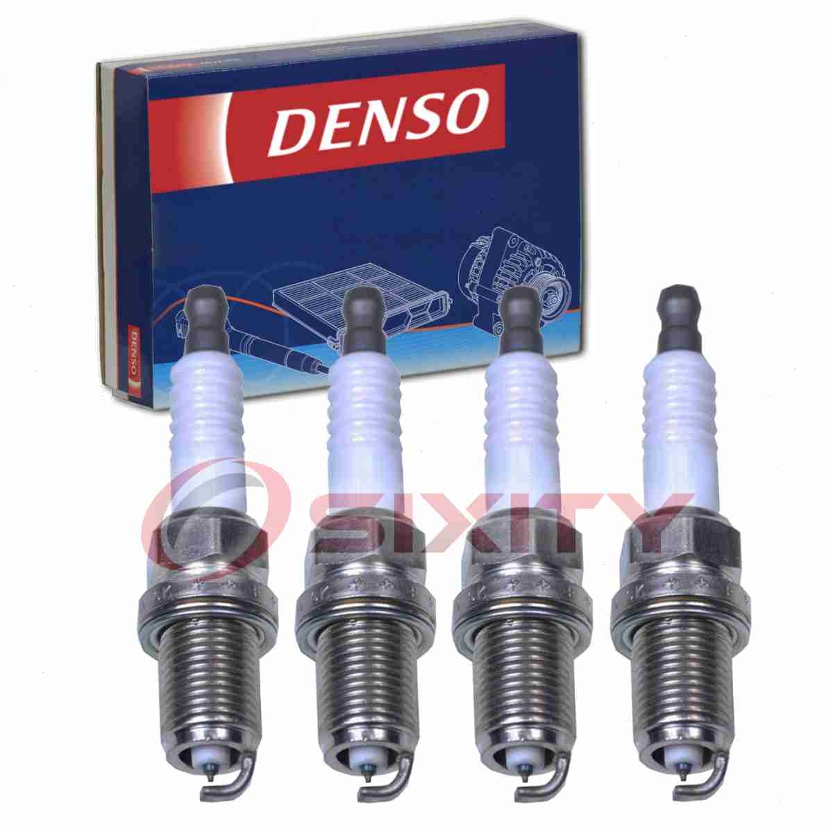 4 pc Denso Spark Plugs for 2000-2012 Audi A4 Quattro 1.8L 2.0L L4 Ignition qm