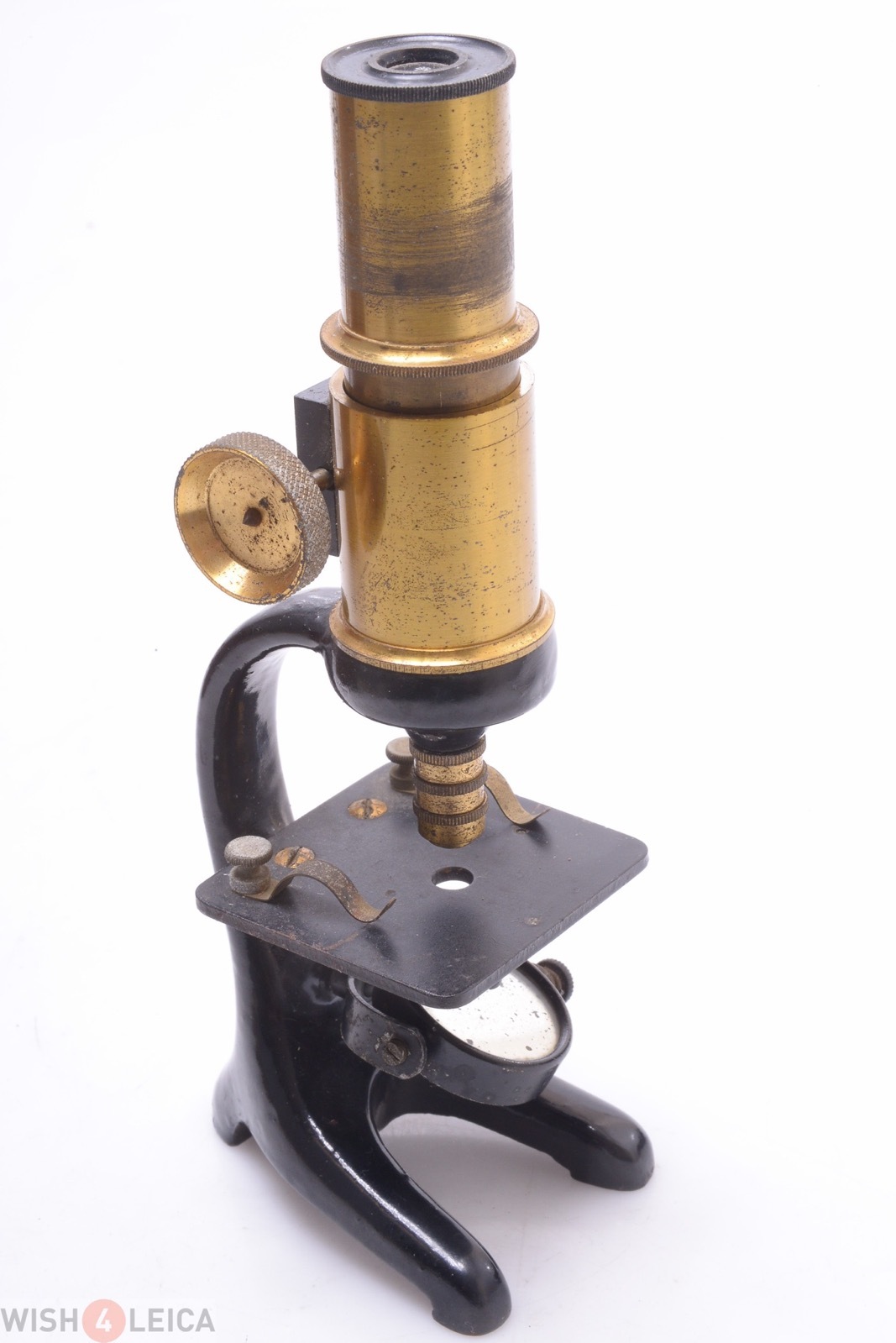 ✅ UNBRANDED SMALL BRASS MICROSCOPE 18CM, 7 INCHES TALL
