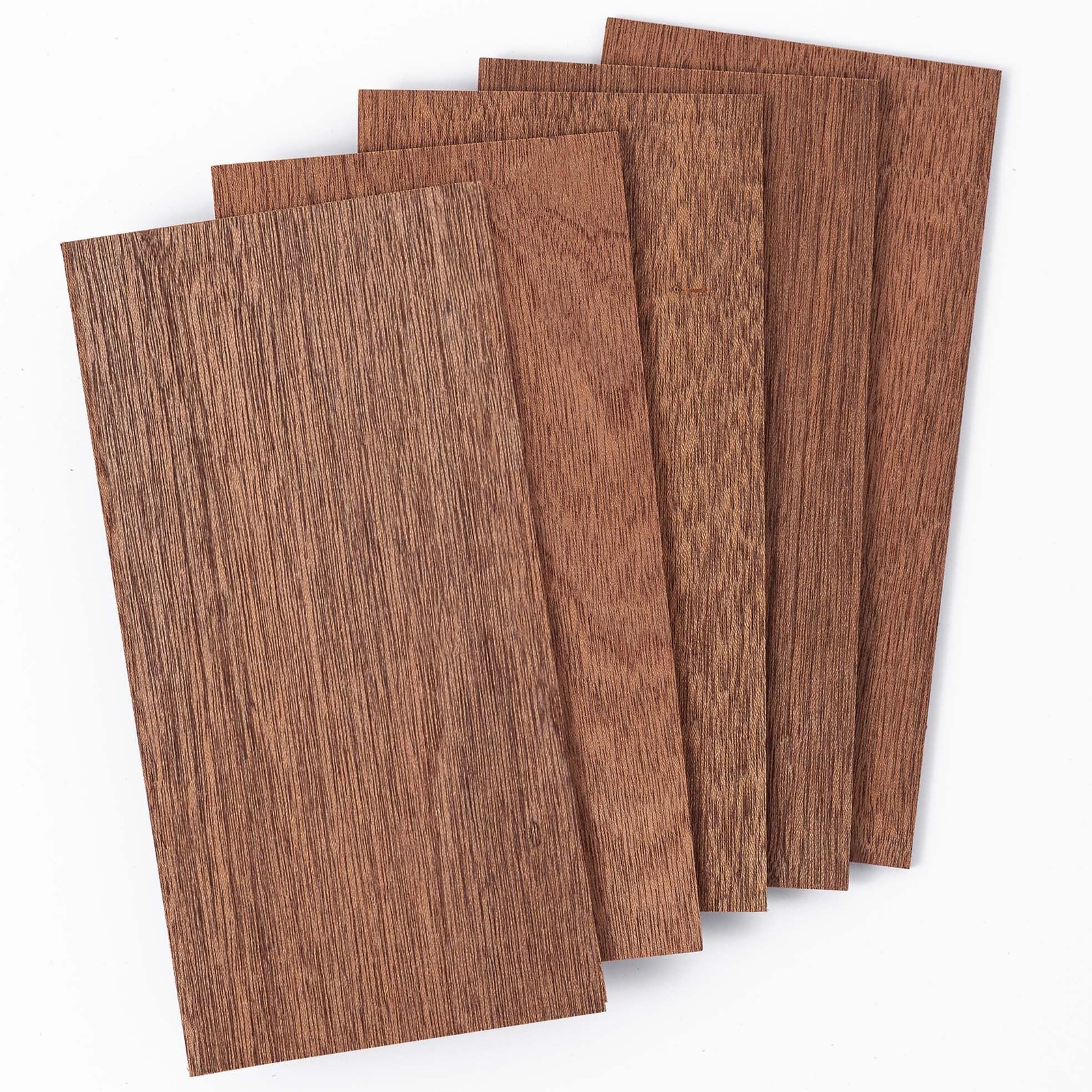 African Mahogany Wood Sheets 1/8" Thick, 4x8 inch Lumber Veneer Pieces Planks...