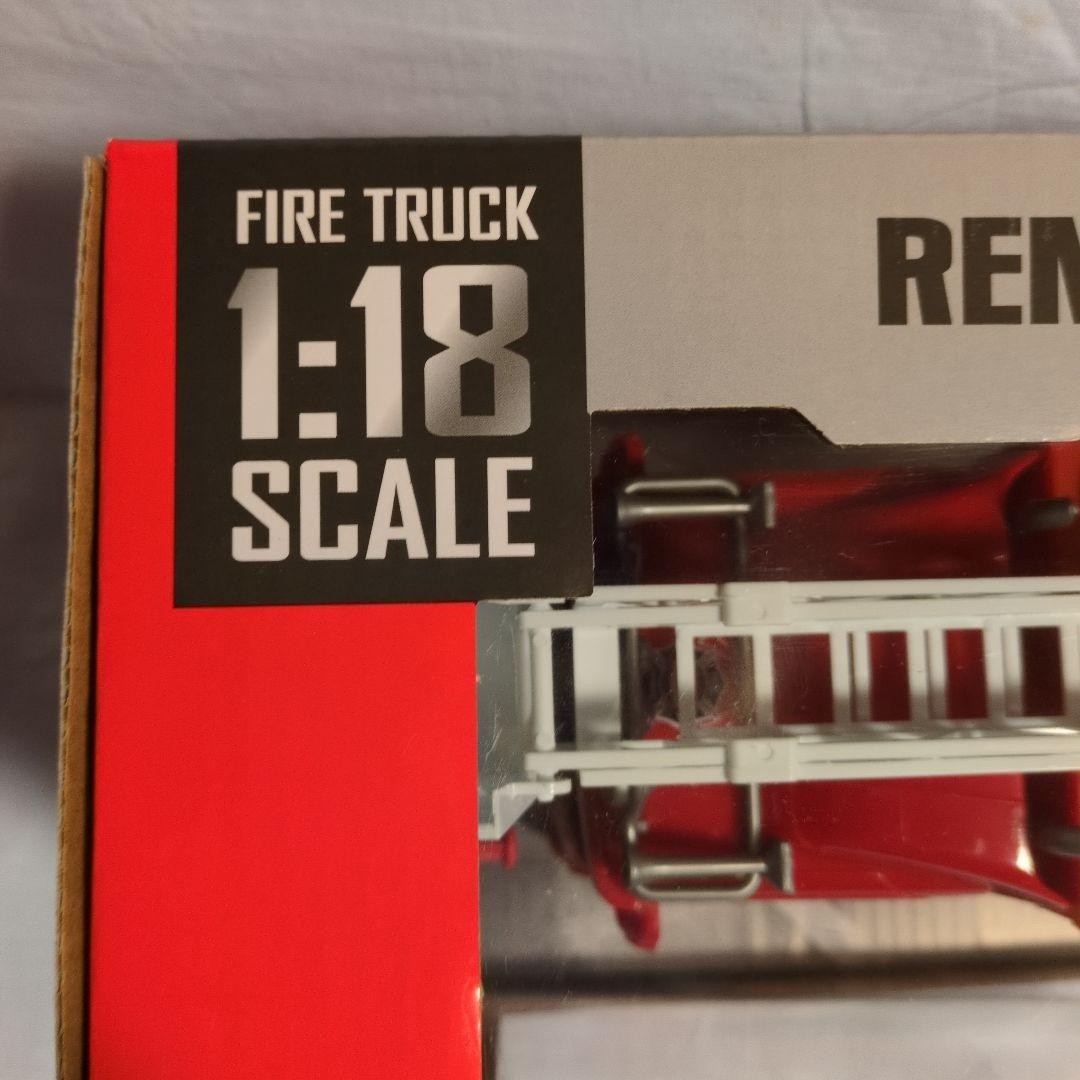 Remote control fire truck 1/18 scale, working condition confirmed