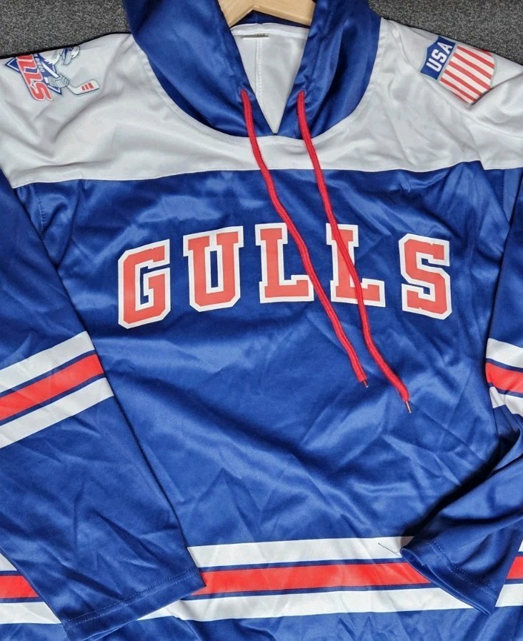 NEW 2026 San Diego Gulls AHL Hockey USA Shield Hoodie Mens Sz XL Sweatshirt