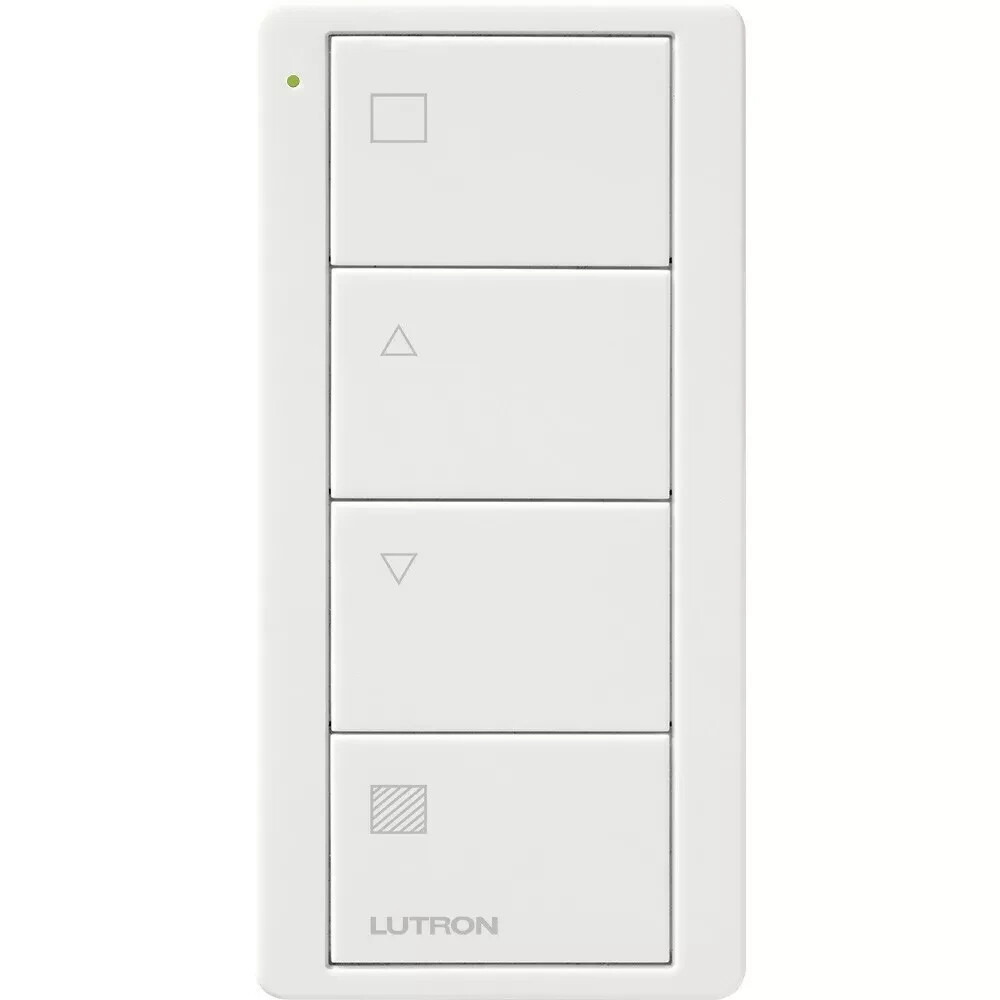 Lutron PJ2-4B-GWH-S01 4 BUTTON PICO SHADES Raise / Lower - NIB - SHIPS SAME DAY