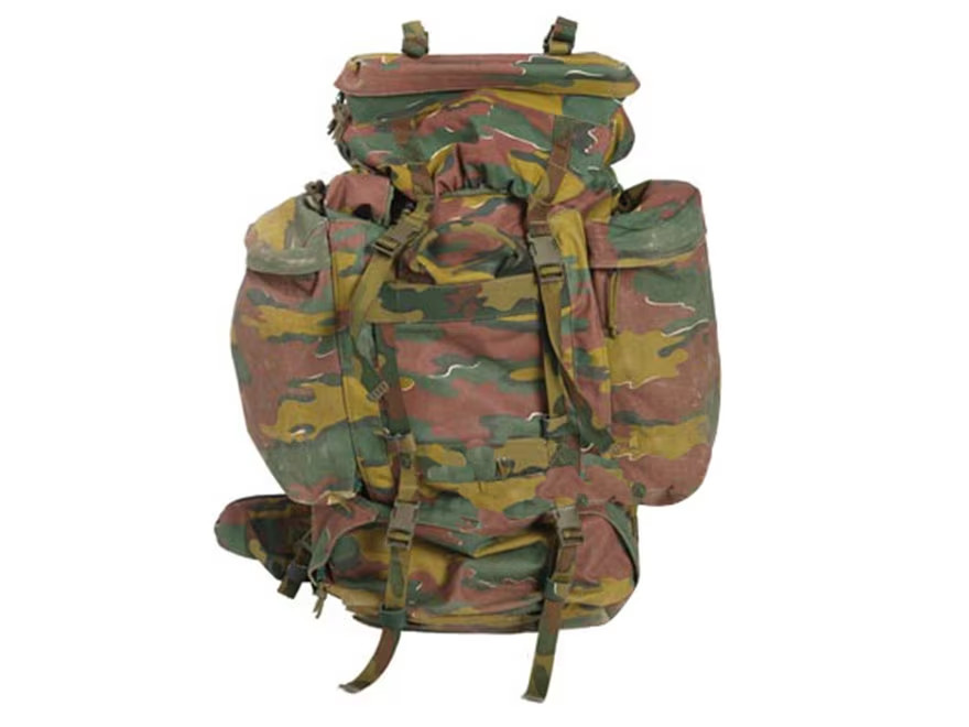 Belgian Military Backpack Tactical Large 110L Jigsaw Camo Army Rucksack M97 SURP