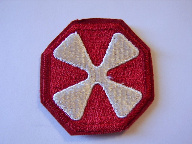 8th ARMY PATCH - FULL COLOR:K9
