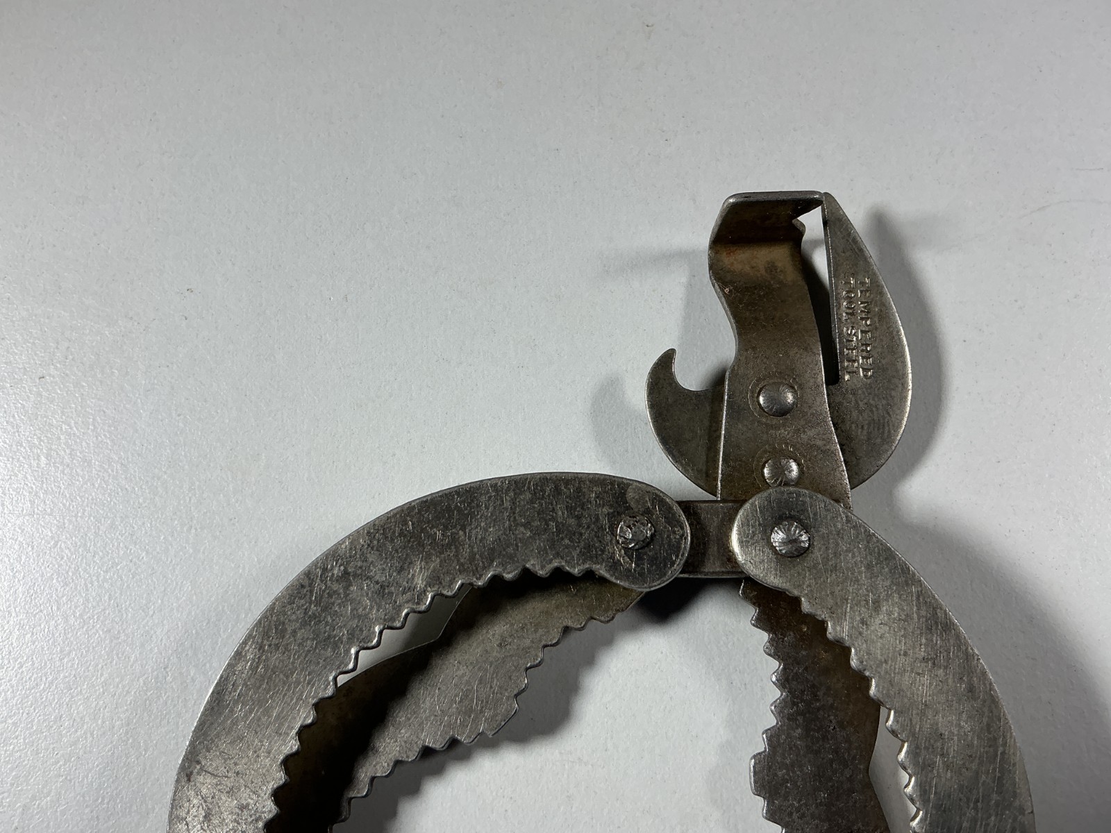 Vintage Combination Can Opener & Jar / Bottle Opener Kitchen Oddity Tool 1923