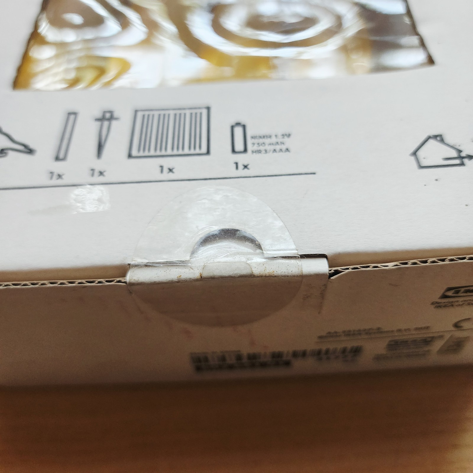 Retired IKEA Solvinden Solar Powered Bird String Lights - Frosted Yellow
